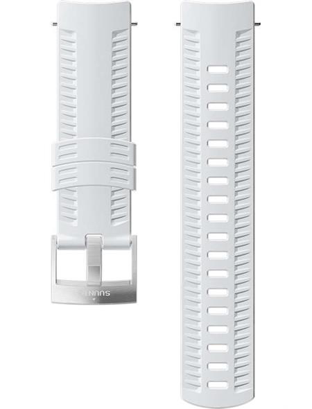 Suunto 24mm Athletic 2 Silicone Strap White Steel M