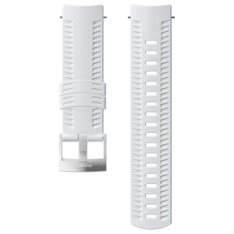 Suunto 24mm Athletic 2 Silicone Strap White Steel M-1