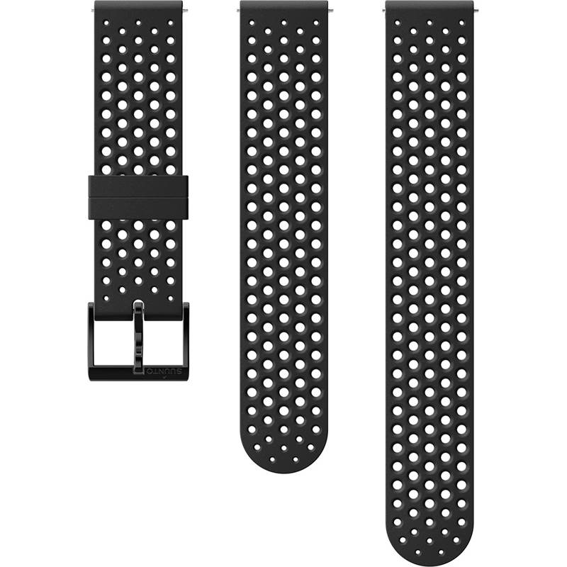 Suunto 20mm Athletic 1 Silicone Black/Black Strap S-M-1