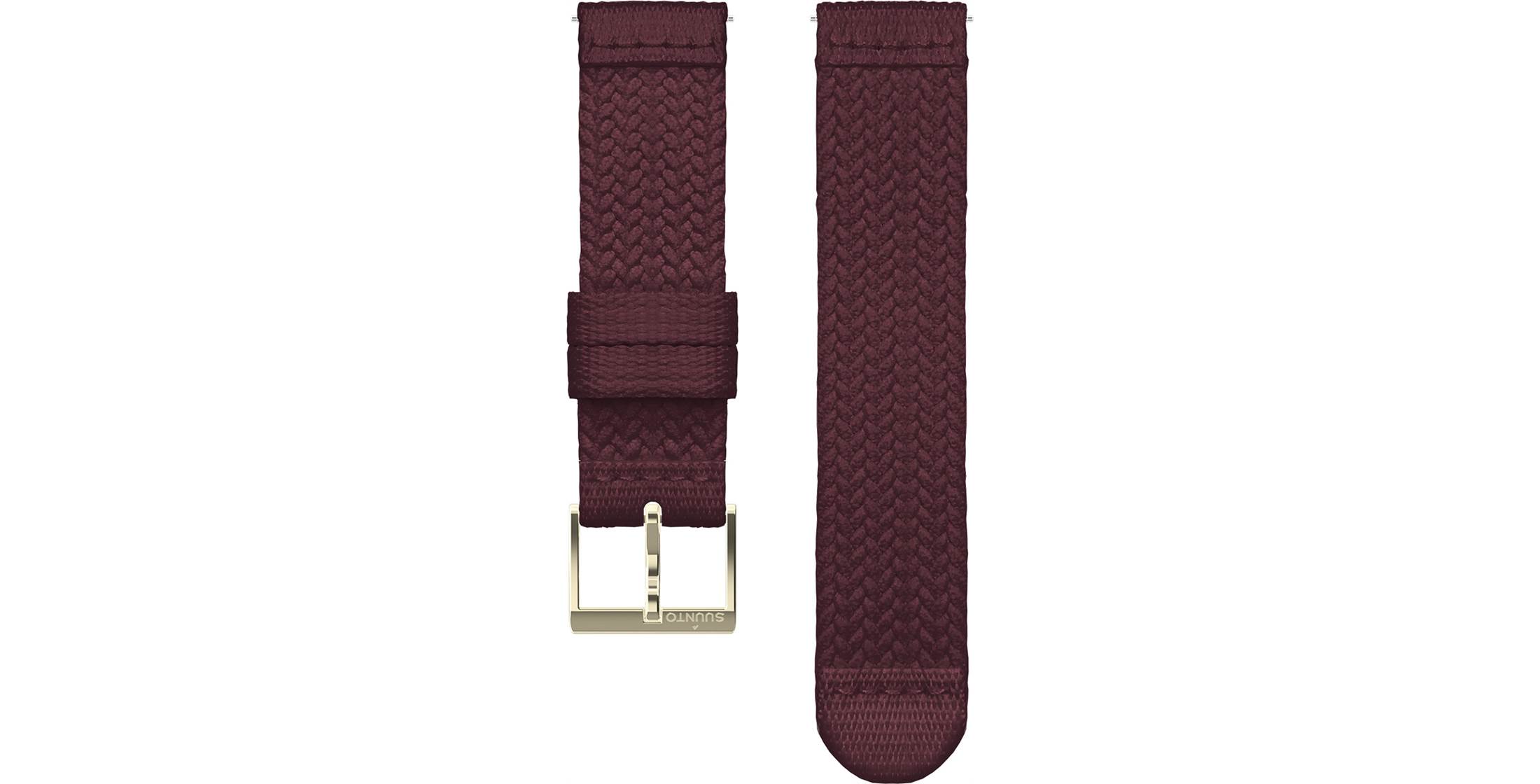 Suunto 20mm Athletic 5 Braided Burgundy/Gold Textile Strap S OutdoorGB