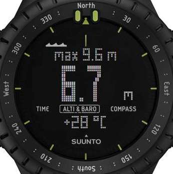 Suunto Depth Display