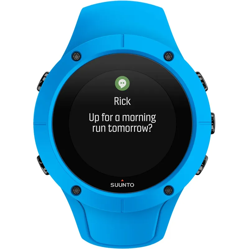 Suunto Spartan Trainer Wrist HR Blue GPS Multisport Watch HRM Bundle-3