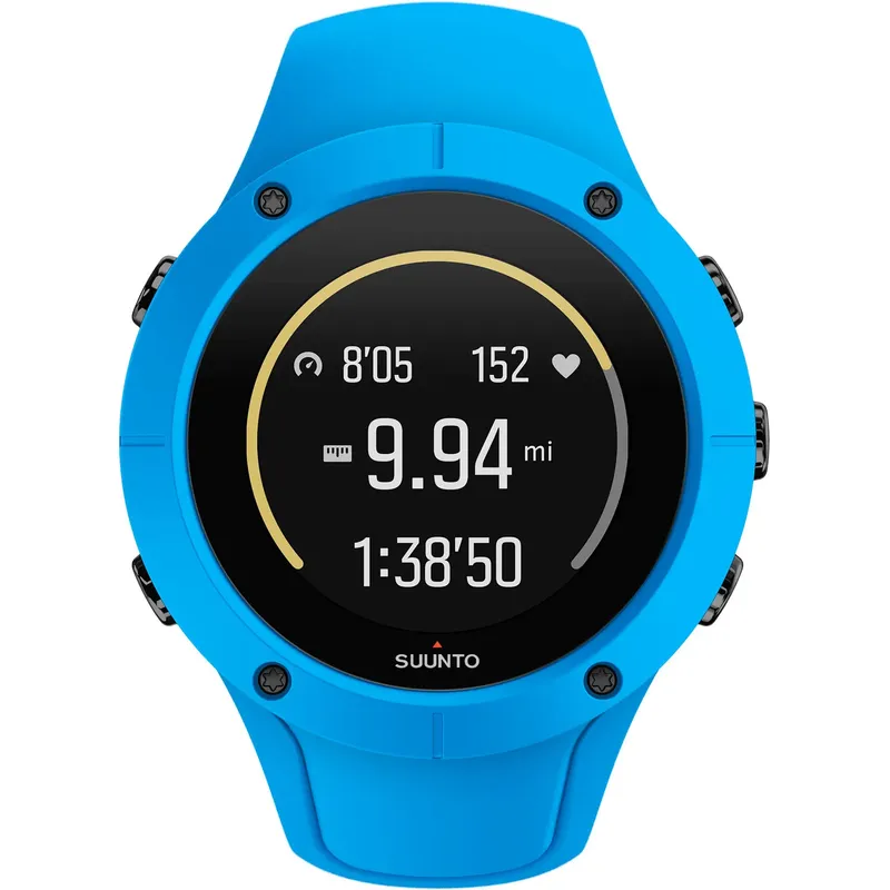 Suunto Spartan Trainer Wrist HR Blue GPS Multisport Watch HRM Bundle-4