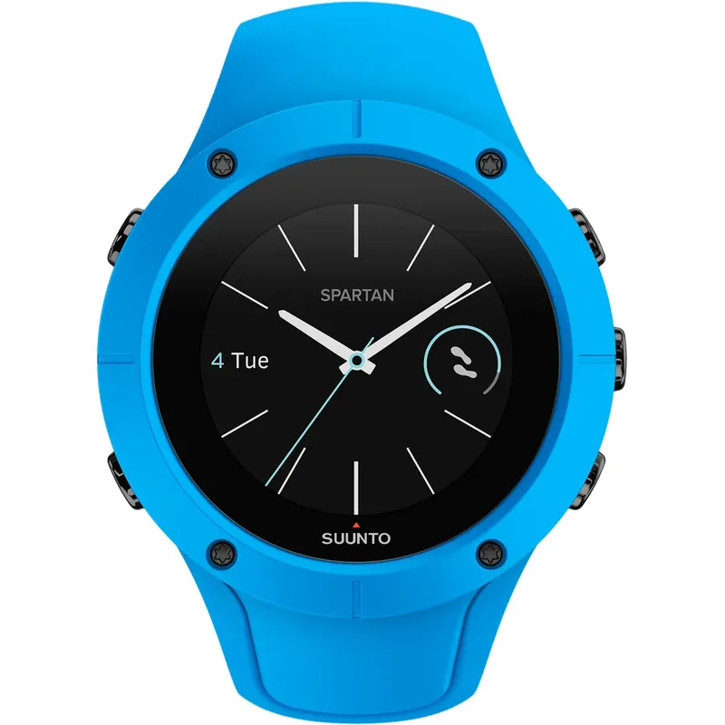 Suunto Spartan Trainer Wrist HR Blue GPS Multisport Watch HRM Bundle-5