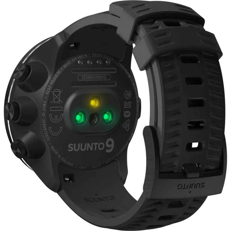 Suunto 9 Baro Black GPS Multisport Watch with HR Belt-2