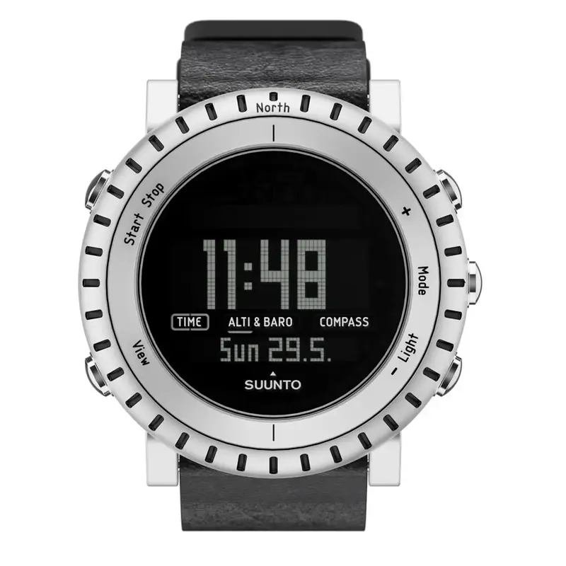 Suunto Core Aluminium Black Leather Watch-4