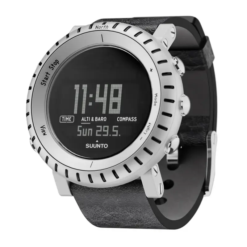 Suunto Core Aluminium Black Leather Watch-3