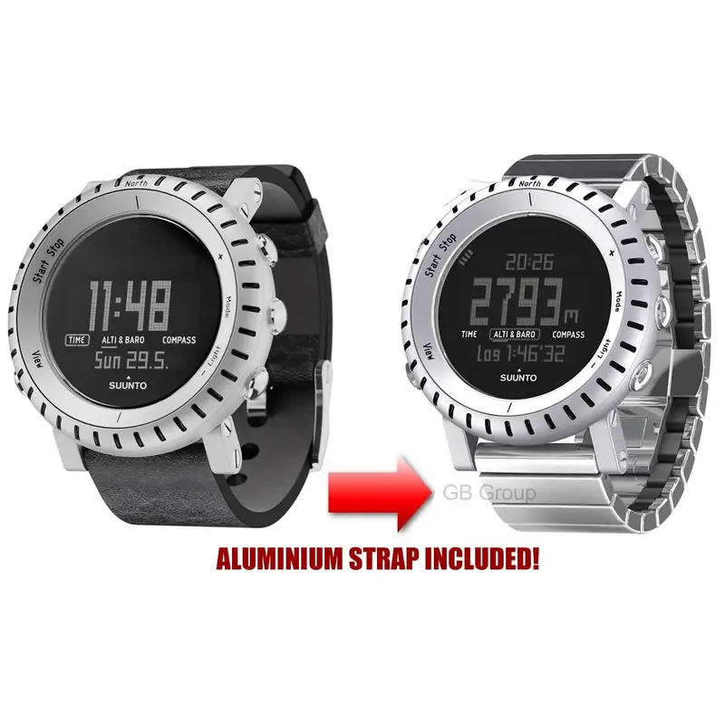 Suunto Core Aluminium Black Leather Watch-1