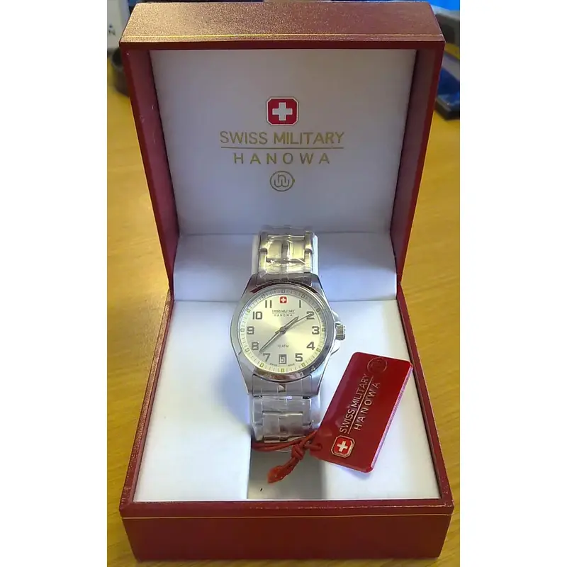 Swiss Military Hanowa Tomax White Face Ladies Watch-5