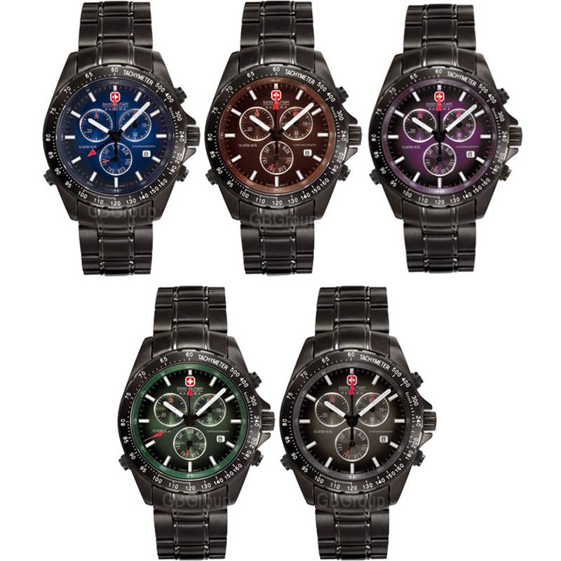 Hanowa Swiss Military Navigator Pro Alarm Chronograph Watch-1