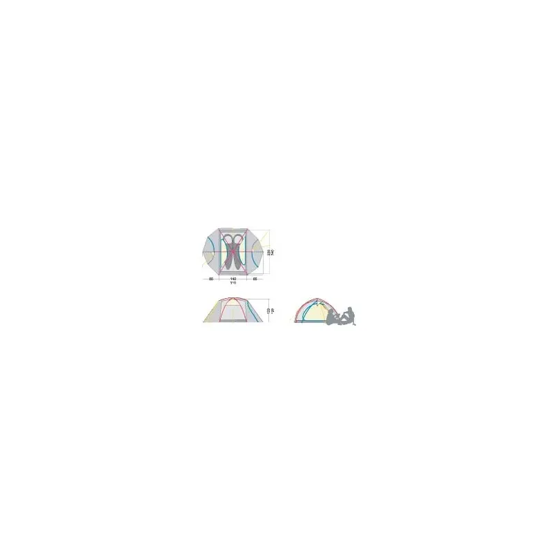 Tent, Tatonka Mountain Dome 2 Or 3 Person Trekking-3