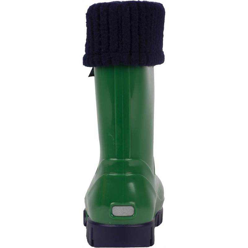 Term Footwear Shiny Wellies with Socks-4