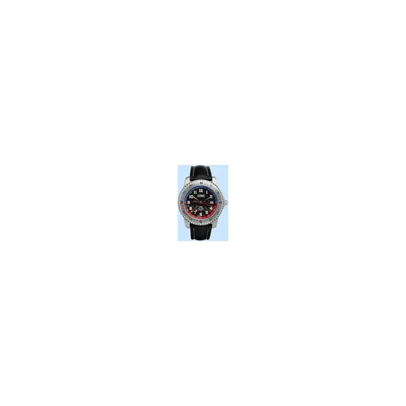 TNG Gmt Jules Verne Carbon Dial Watch-2