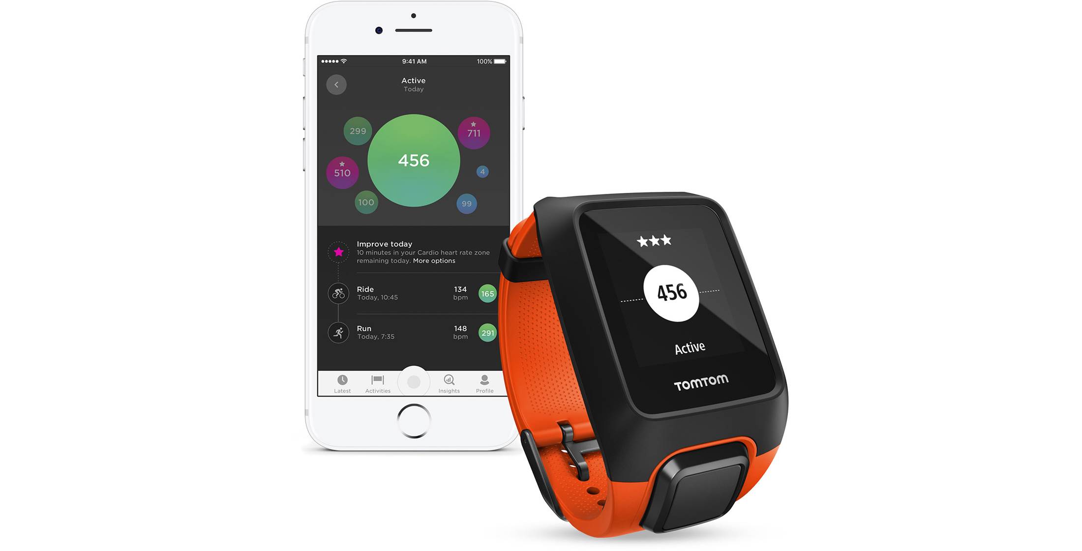 tomtom adventurer strap orange