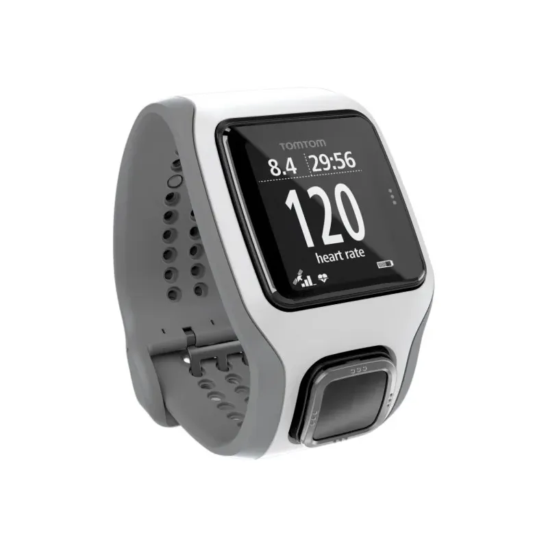 TomTom Runner Cardio GPS HRM Bluetooth Sports Watch – White/Grey-2