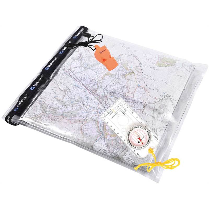 Trekmates Dry Map Case Compass and Whistle Set-1