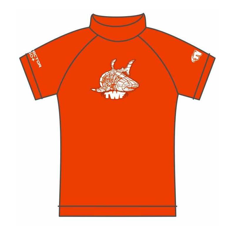 The Wetsuit Factory Short Sleeve Kids Rash Vest-1