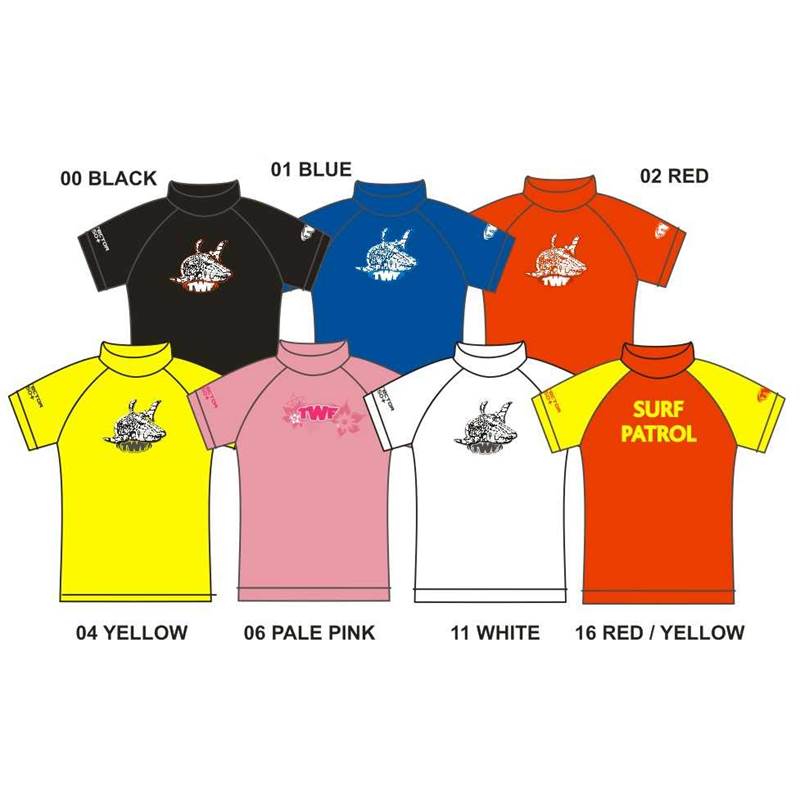 The Wetsuit Factory Short Sleeve Kids Rash Vest-3