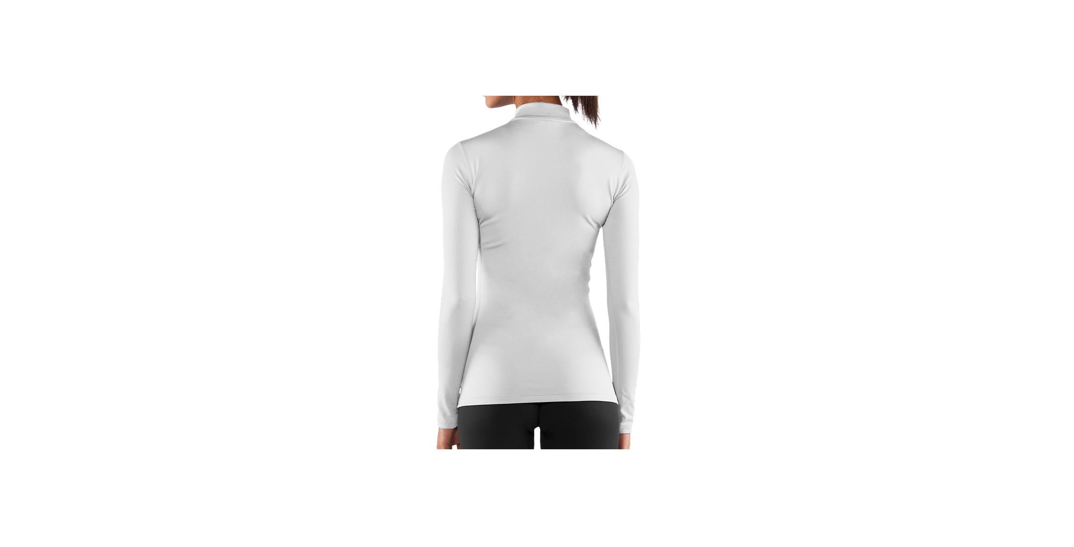 Under Armour Ladies ColdGear Compression Mock LS Baselayer Top