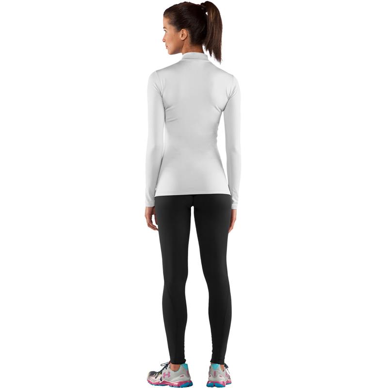 Under Armour Ladies ColdGear Compression Mock LS Baselayer Top