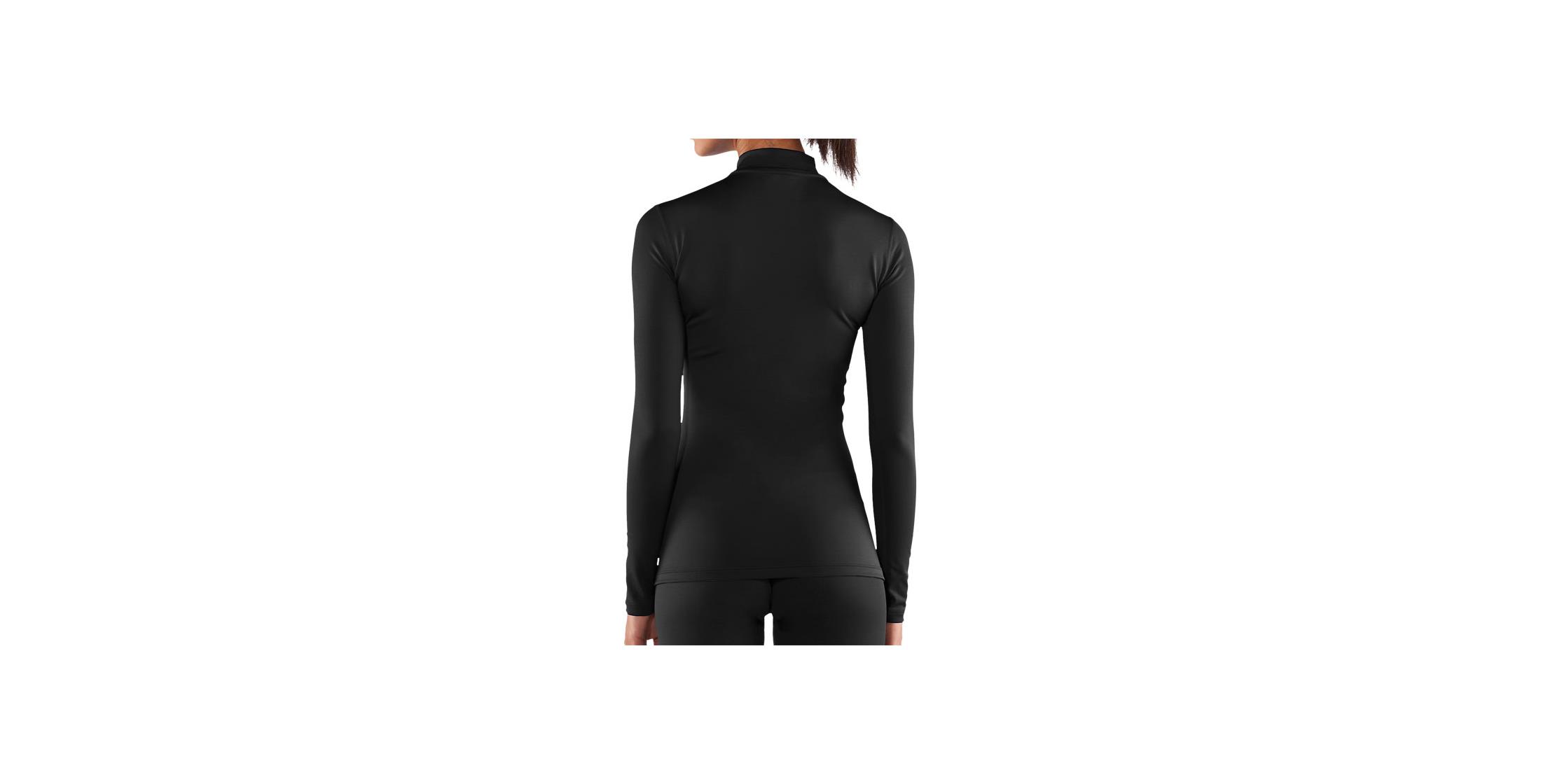 Under Armour Ladies ColdGear Compression Mock LS Baselayer Top