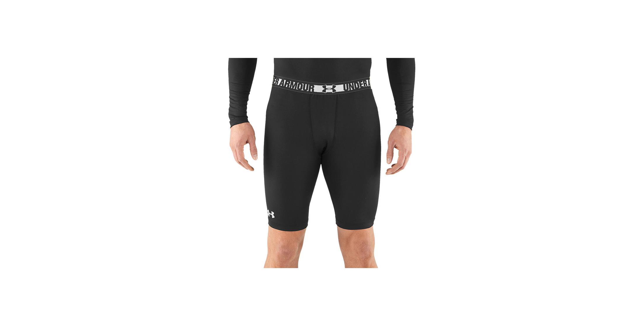 Under Armour Mens HeatGear Sonic Compression Baselayer Long Shorts