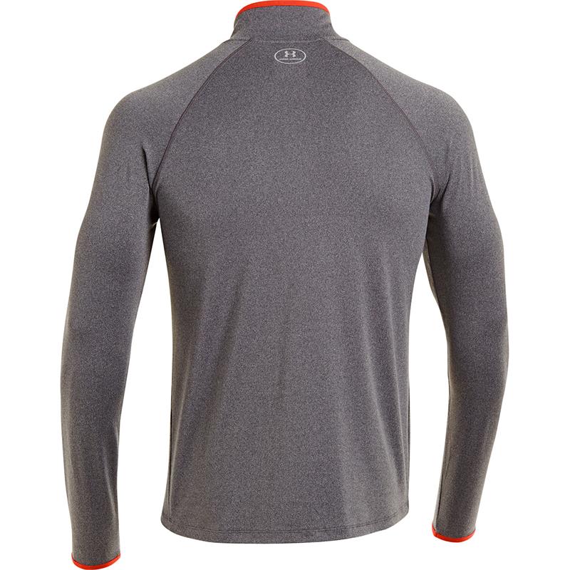 Under Armour Mens HeatGear Flyweight Run LS 1/4 Zip Top
