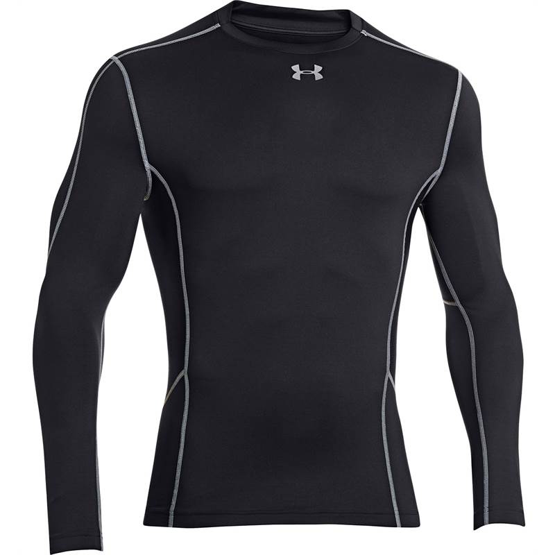 Under Armour Mens ColdGear EVO Compression Hybrid Mock-1