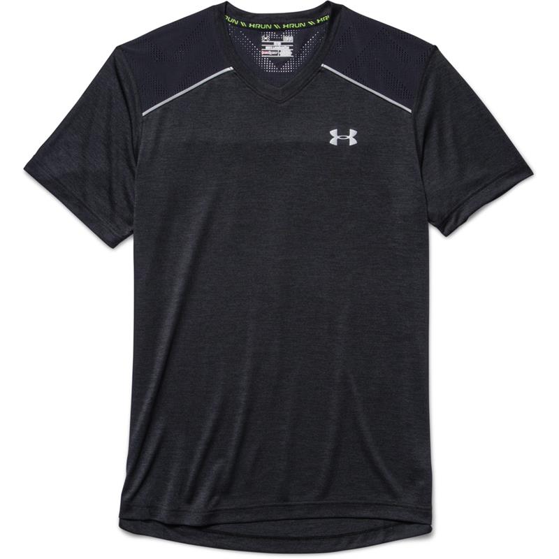 Under Armour Mens HeatGear ArmourVent Run VNeck Short Sleeve TShirt