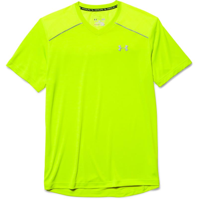 Under Armour Mens HeatGear ArmourVent Run V-Neck Short Sleeve T-Shirt-4