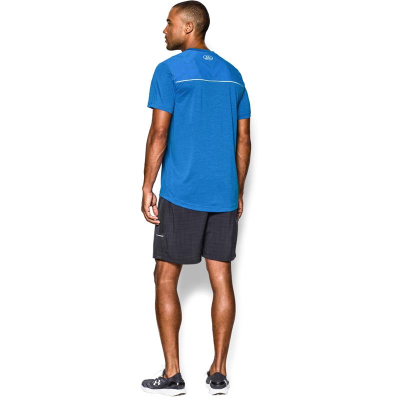 Under Armour Mens HeatGear ArmourVent Run VNeck Short Sleeve TShirt