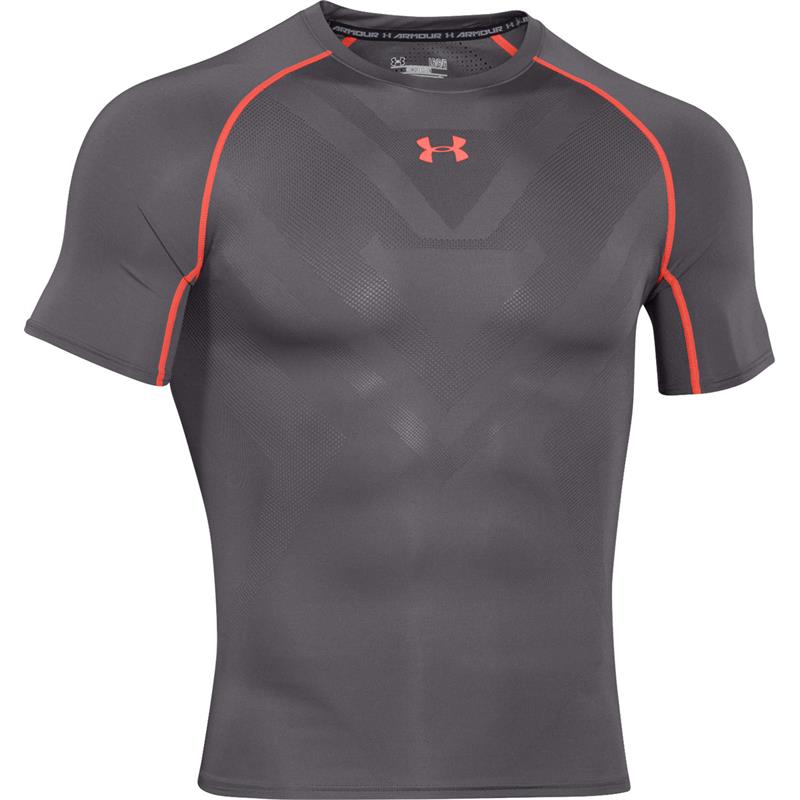 Under Armour Mens HeatGear ArmourVent Short Sleeve Compression TShirt