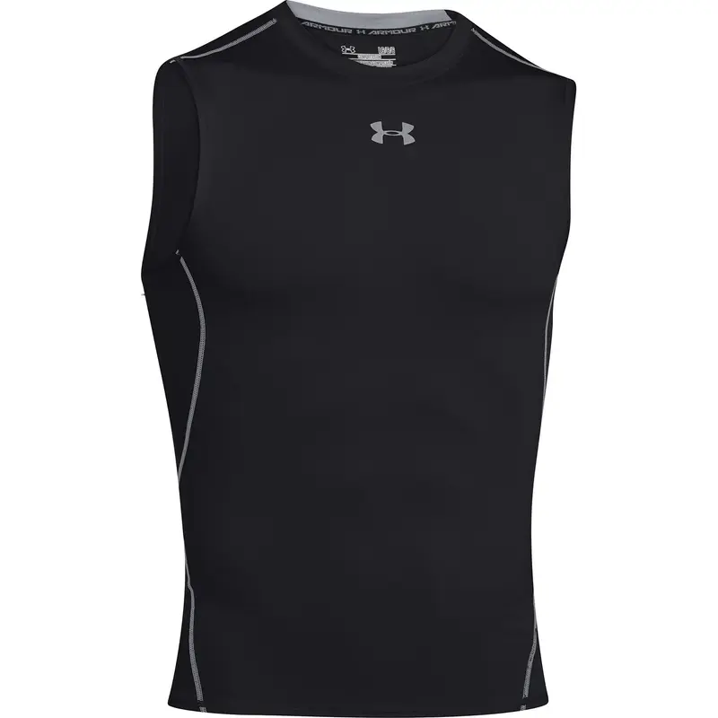 Under Armour Mens HeatGear Armour Sleeveless Compression Shirt-5