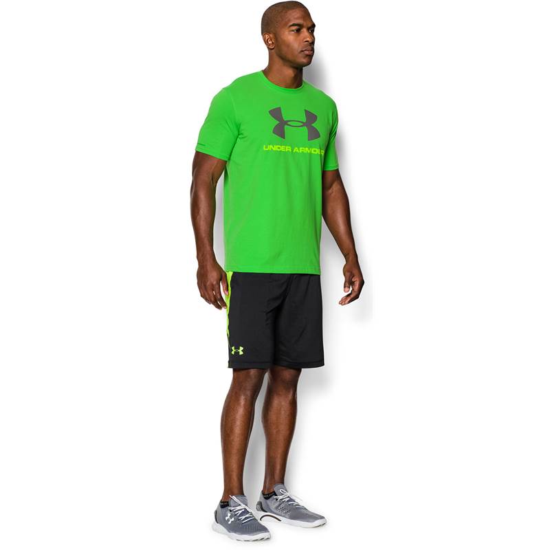Under Armour Mens Charged Cotton Sportstyle T-Shirt - Large UA Logo-4