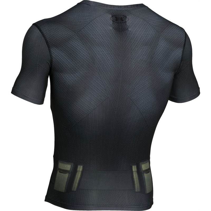 Under Armour Mens Transform Yourself Batman Suit Compression Shirt-2