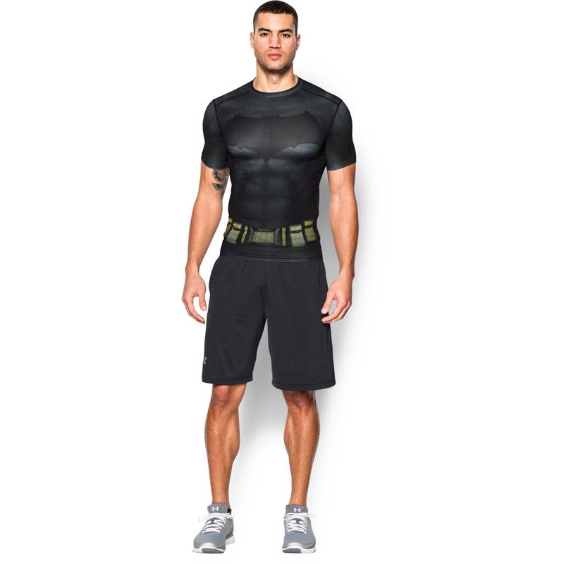 Under Armour Mens Transform Yourself Batman Suit Compression Shirt-4