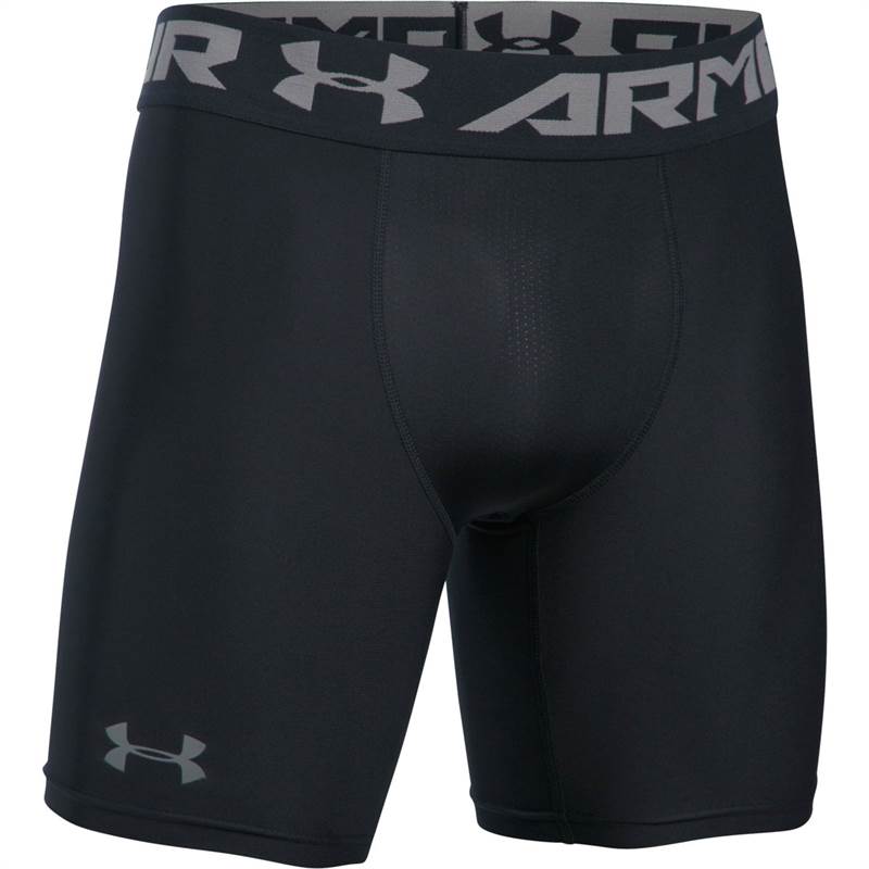 Under Armour Mens HeatGear Armour 2.0 Mid Compression 6 inch Shorts-1