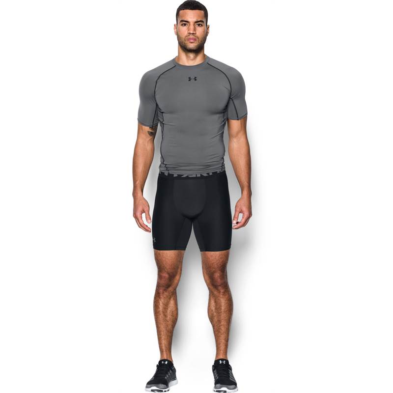 Under Armour Mens HeatGear Armour 2.0 Mid Compression 6 inch Shorts-3