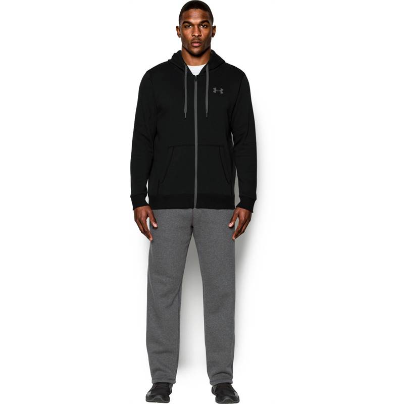 Under Armour Mens Rival Fleece Fitted Full Zip Hoodie-4