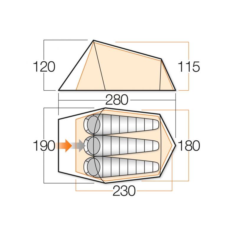 Vango Soul 300 3-Person Tent-2