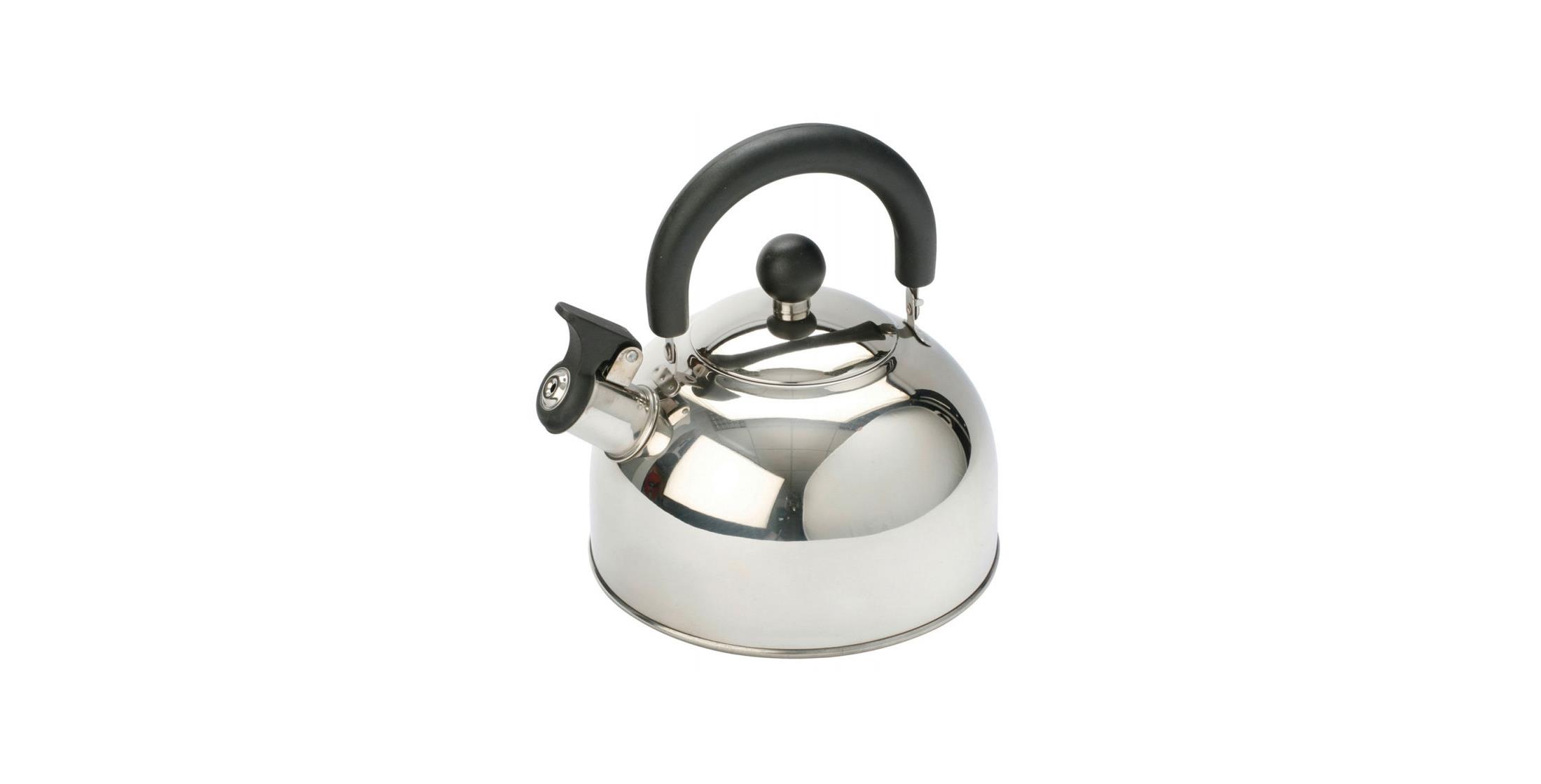 Vango 2L Stainless Steel Kettle with Folding Handle