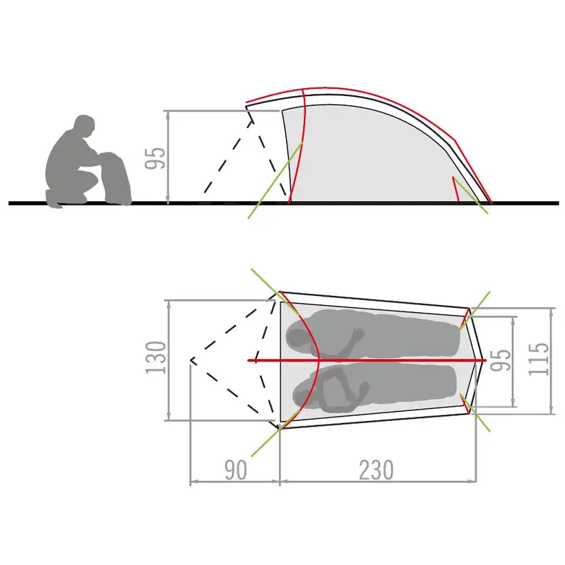 Vaude Taurus 2 Person Tent-3