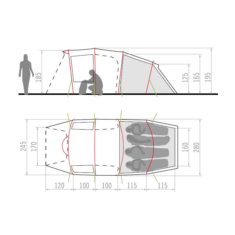 Vaude Opera XT 4-Person Tent-3