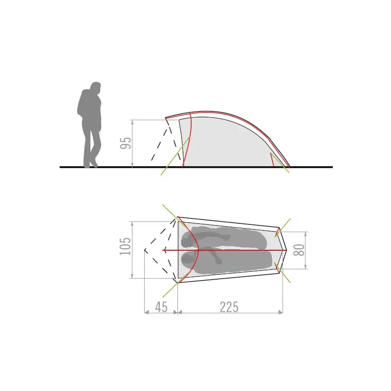 Vaude Hogan SUL 1-2 Person Tent-3