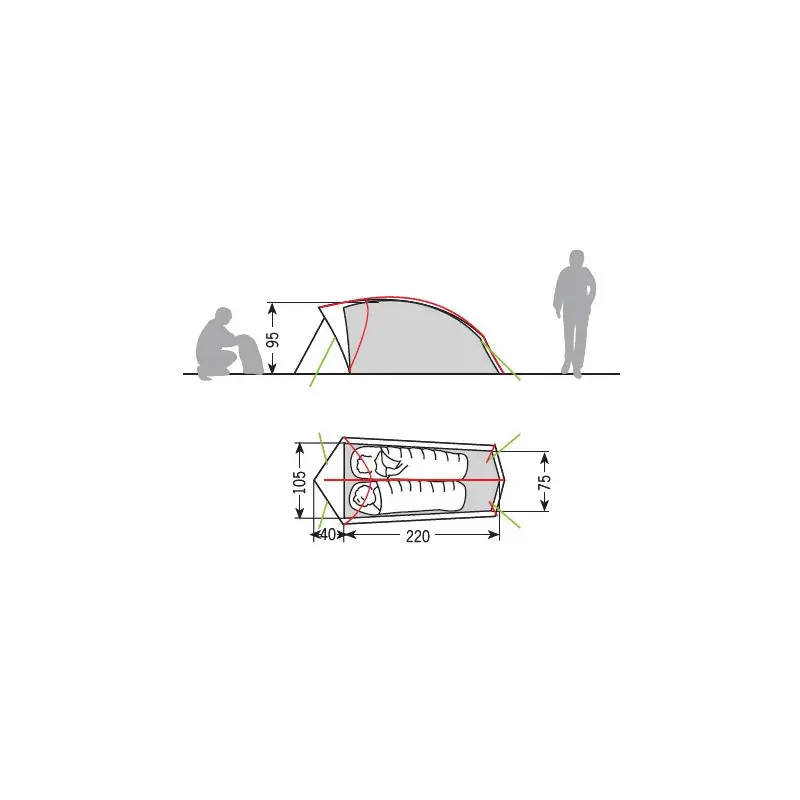 Vaude Hogan Ultralight I 2-person Tent-3