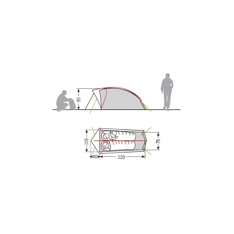 Vaude Hogan Ultralight Argon 2-person Tent-3