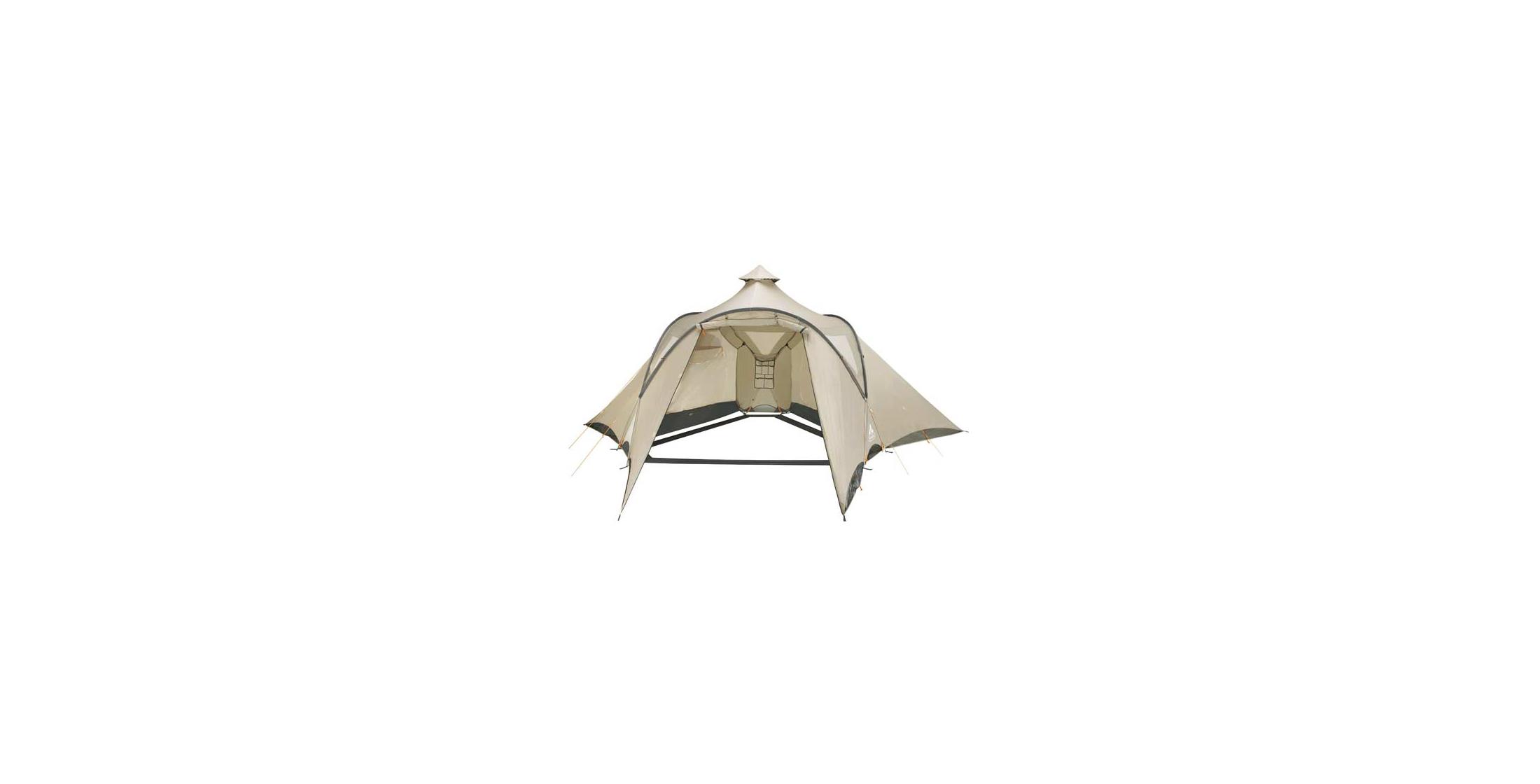 VAUDE Badawi Long 6p Tent Grote Familietent Met Slaapcabines