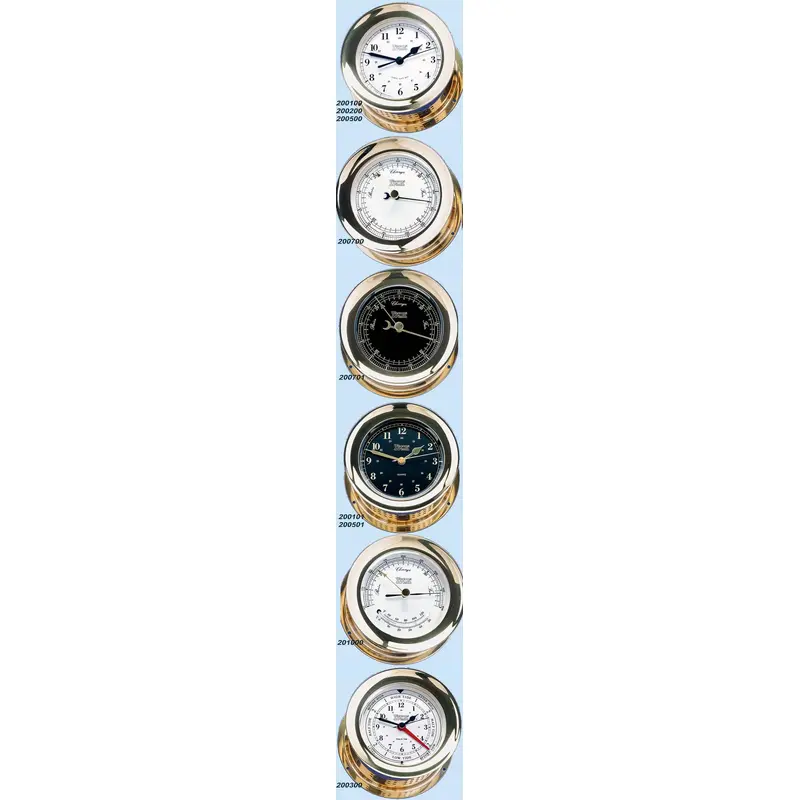 Weems & Plath Atlantis Collection Quartz Ships Bell Clock 200100-2