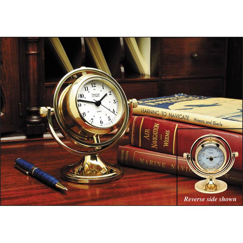 Weems and Plath Skipjack Clock and Barometer-4