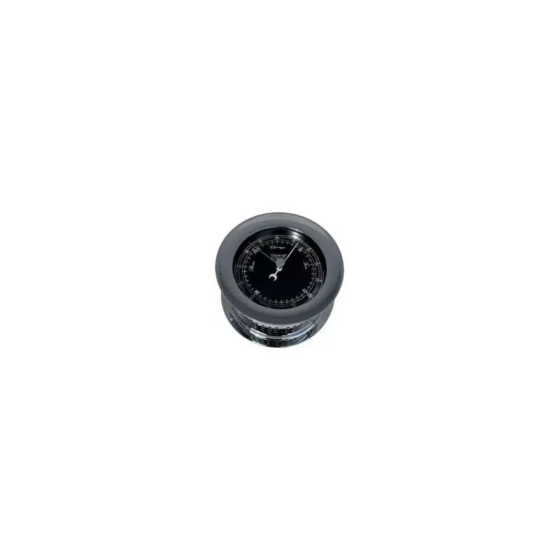 Weems & Plath Atlantis Chrome Black Dial Barometer-2